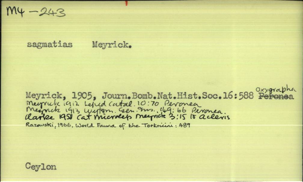 front of card